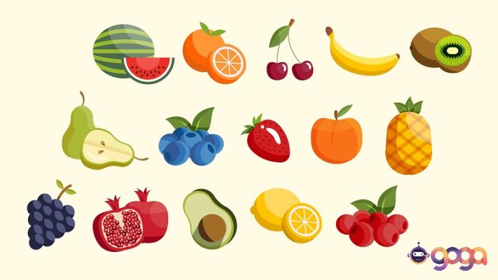 các loại quả trong tiếng anh