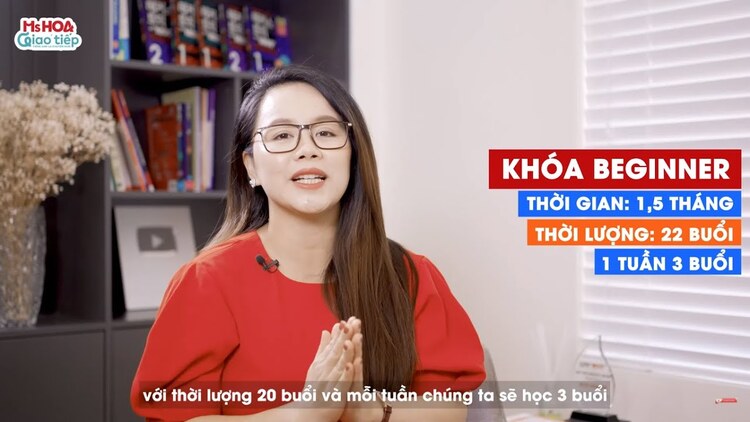 khóa học giao tiếp online của Ms.Hoa